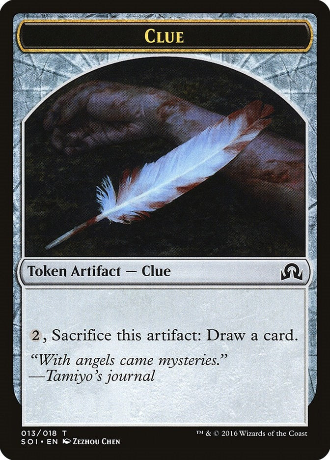 Image for Clue Token (013) (13) [Shadows over Innistrad] - Magic: The Gathering