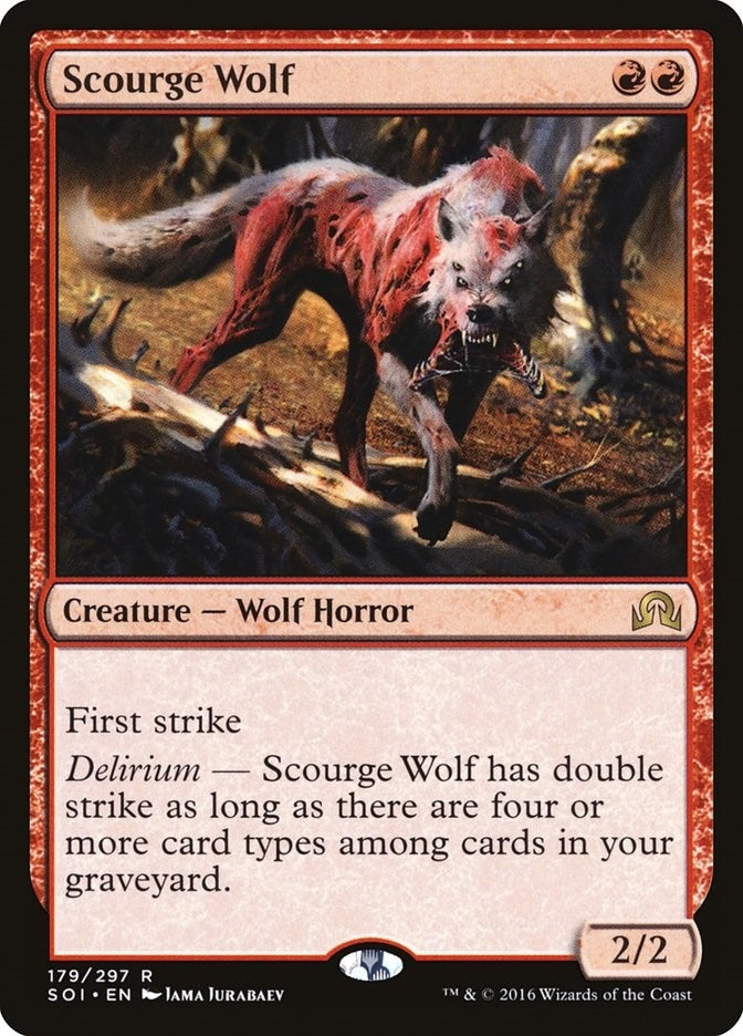 Image for Scourge Wolf (179) [Shadows over Innistrad] - Magic: The Gathering