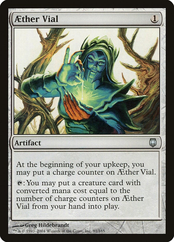 Image for Aether Vial (91) [Darksteel] - Magic: The Gathering