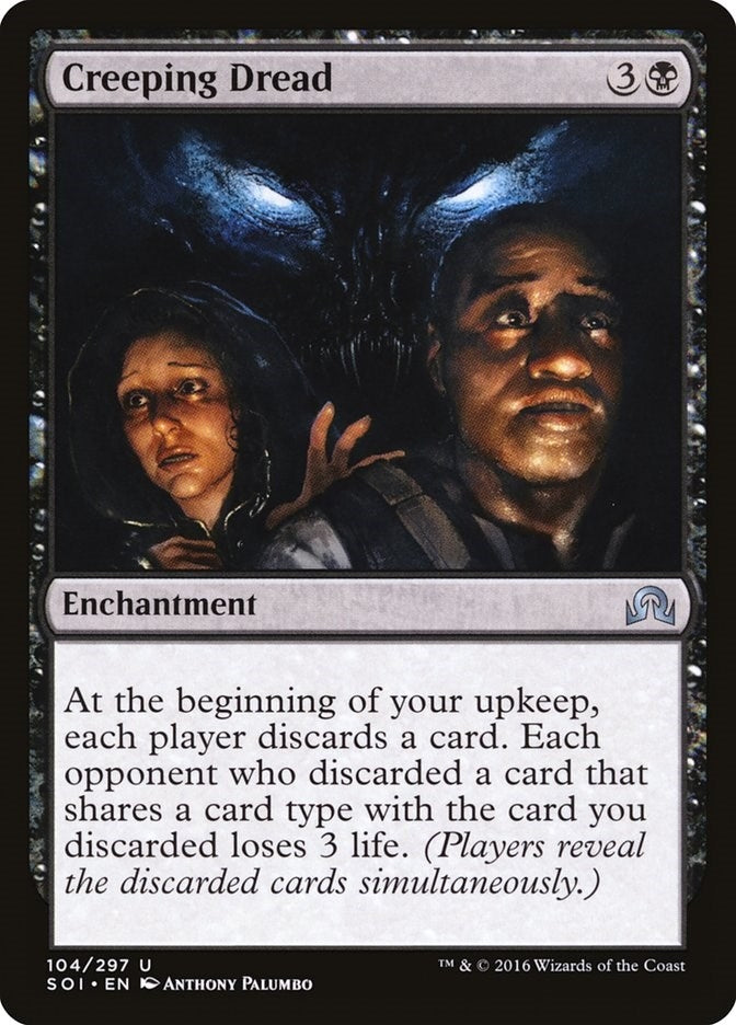 Image for Creeping Dread (104) [Shadows over Innistrad] - Magic: The Gathering