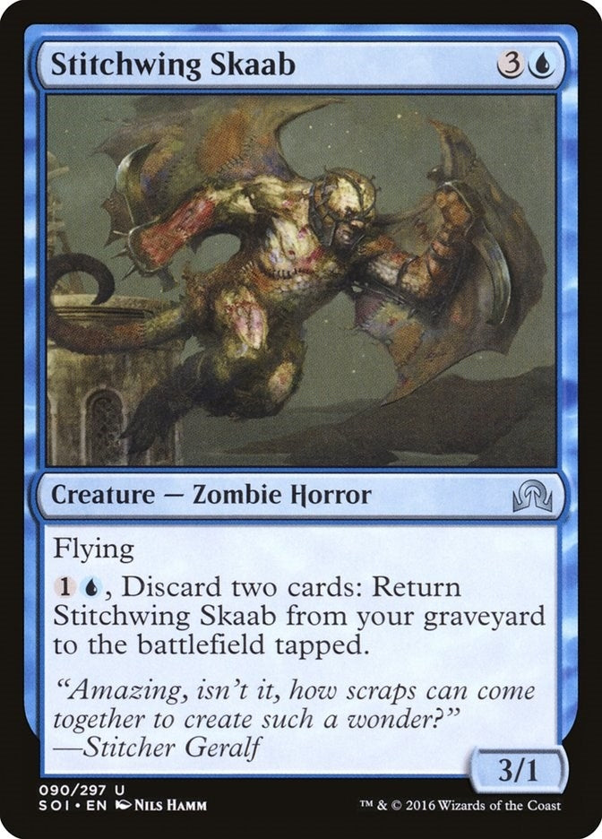 Image for Stitchwing Skaab (90) [Shadows over Innistrad] - Magic: The Gathering