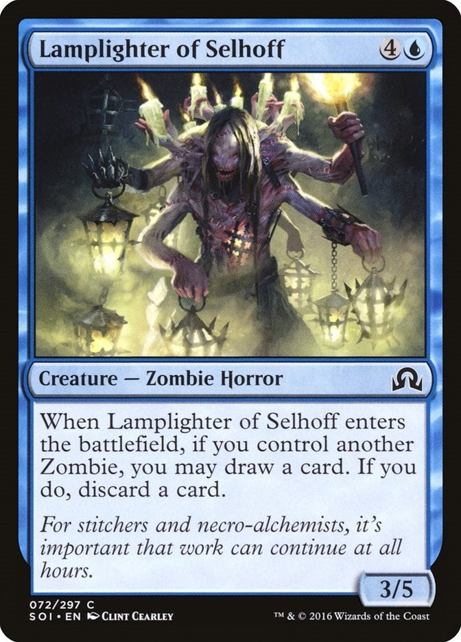 Image for Lamplighter of Selhoff (72) [Shadows over Innistrad] - Magic: The Gathering