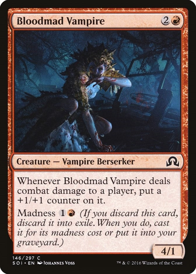 Image for Bloodmad Vampire (146) [Shadows over Innistrad] - Magic: The Gathering