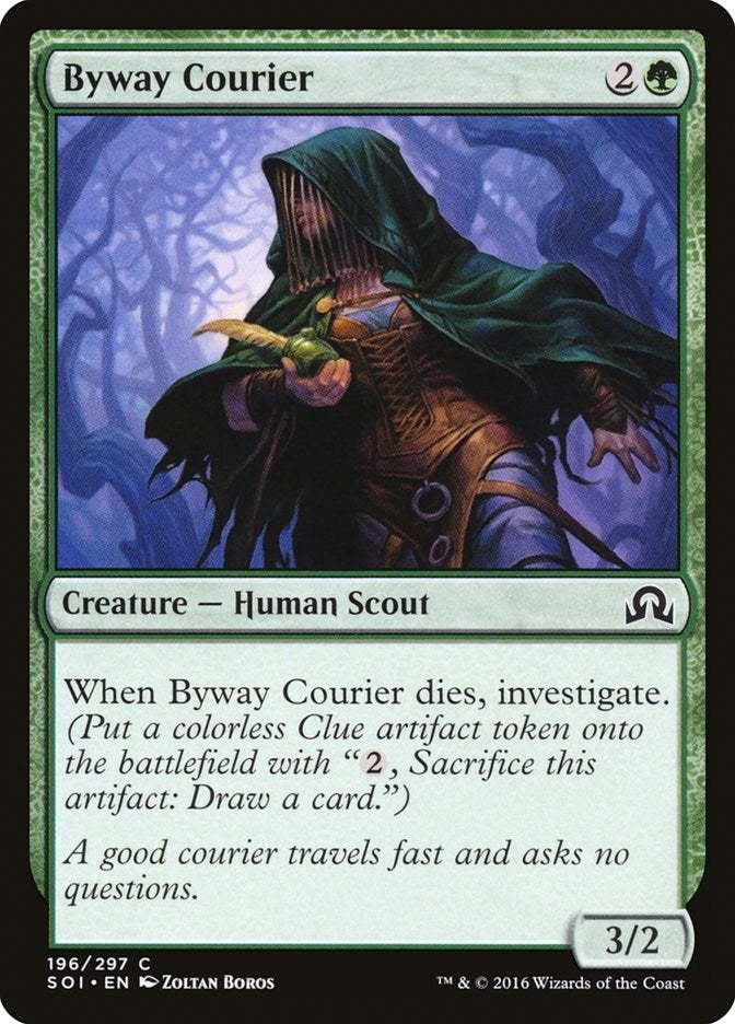 Image for Byway Courier (196) [Shadows over Innistrad] - Magic: The Gathering