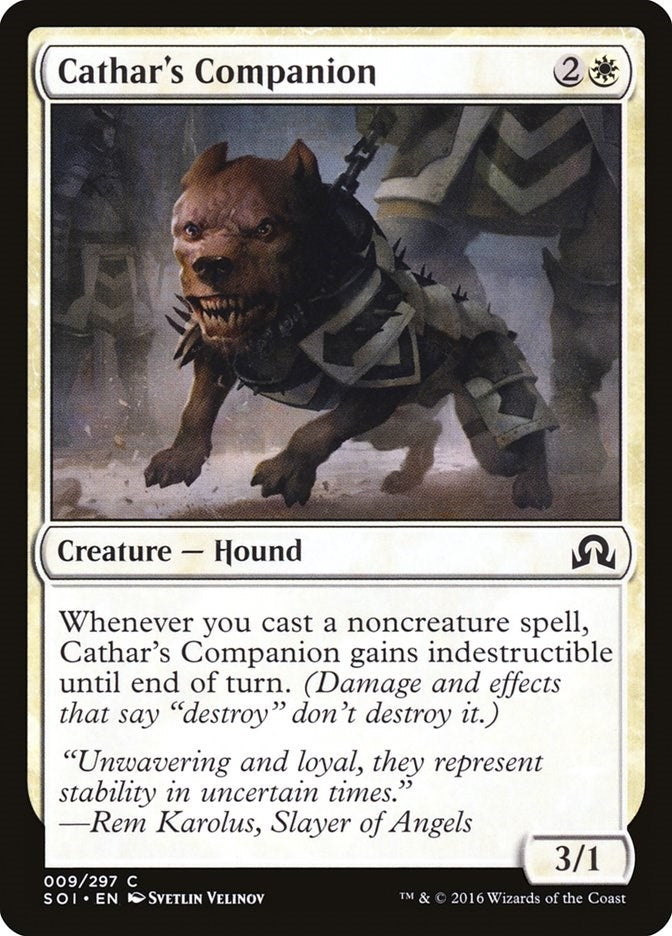 Image for Cathar's Companion (9) [Shadows over Innistrad] - Magic: The Gathering