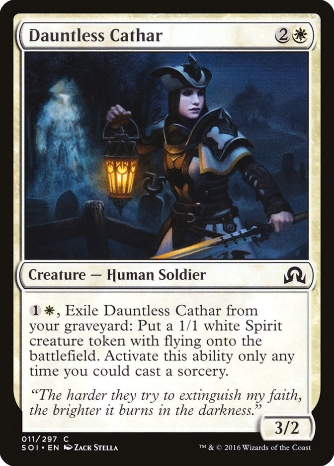 Image for Dauntless Cathar (11) [Shadows over Innistrad] - Magic: The Gathering