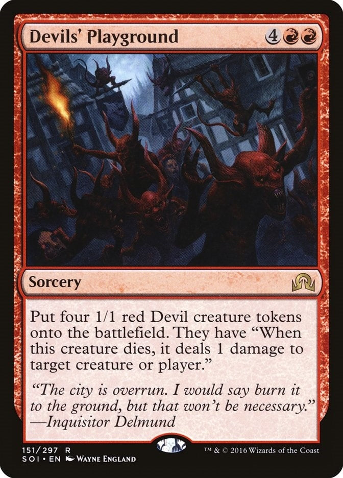 Image for Devils' Playground (151) [Shadows over Innistrad] - Magic: The Gathering