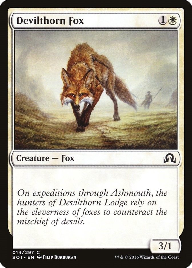 Image for Devilthorn Fox (14) [Shadows over Innistrad] - Magic: The Gathering