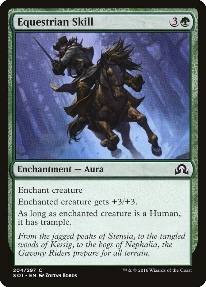 Image for Equestrian Skill (204) [Shadows over Innistrad] - Magic: The Gathering
