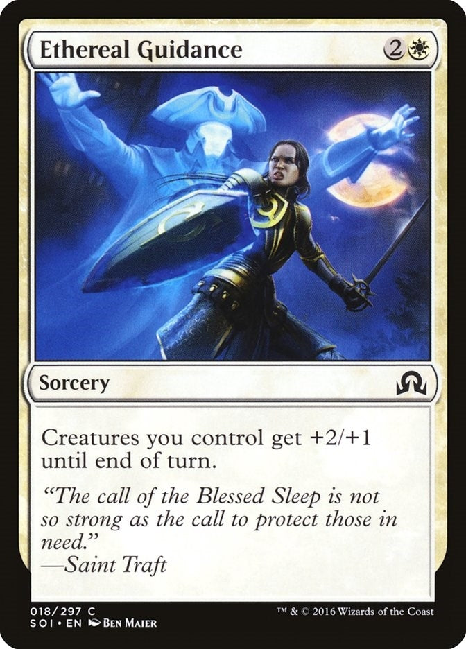 Image for Ethereal Guidance (18) [Shadows over Innistrad] - Magic: The Gathering