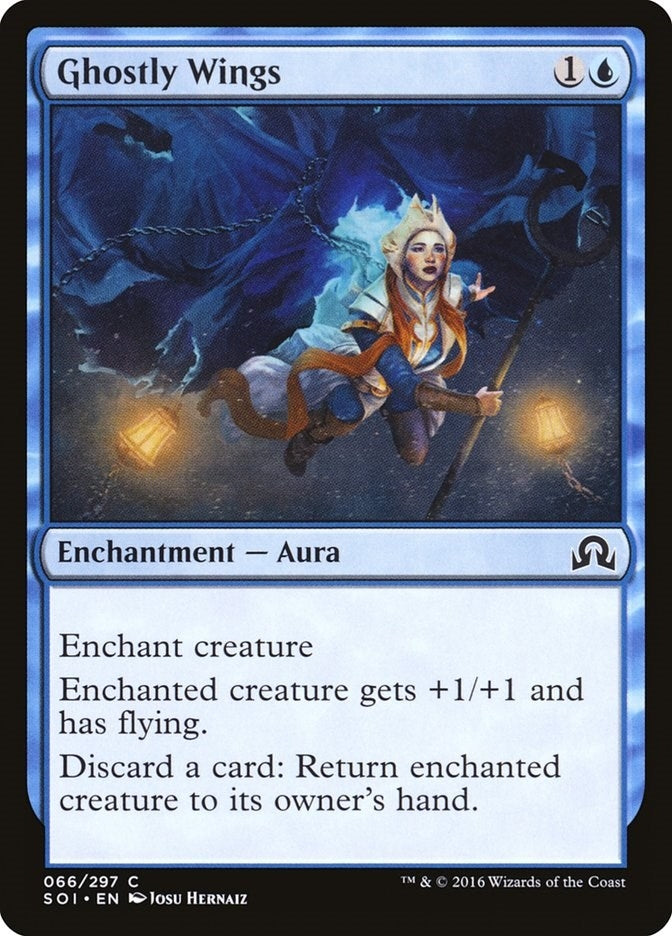 Image for Ghostly Wings (66) [Shadows over Innistrad] - Magic: The Gathering