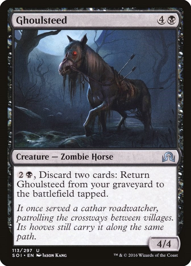 Image for Ghoulsteed (113) [Shadows over Innistrad] - Magic: The Gathering