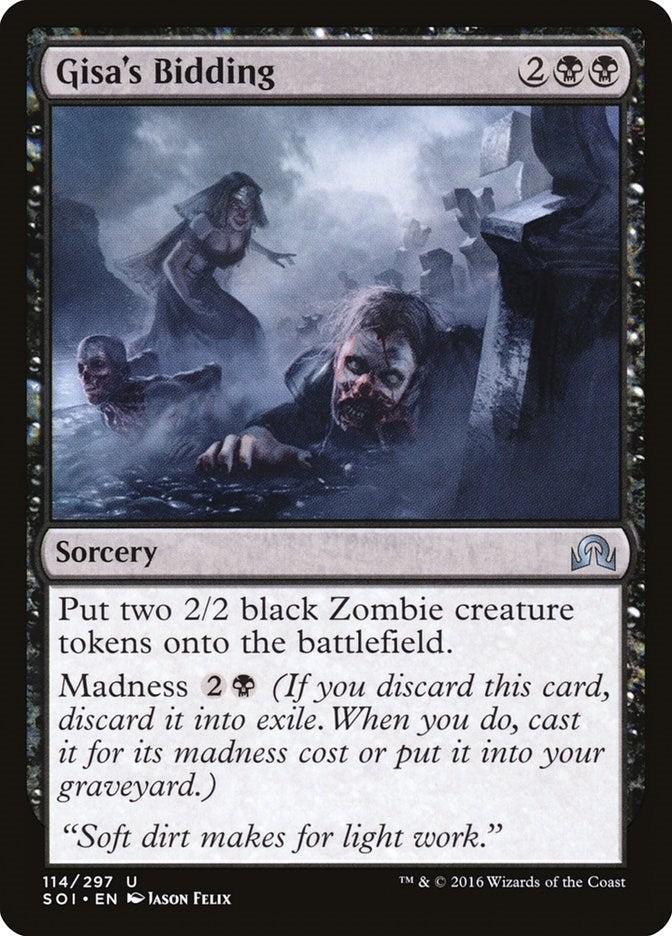 Image for Gisa's Bidding (114) [Shadows over Innistrad] - Magic: The Gathering