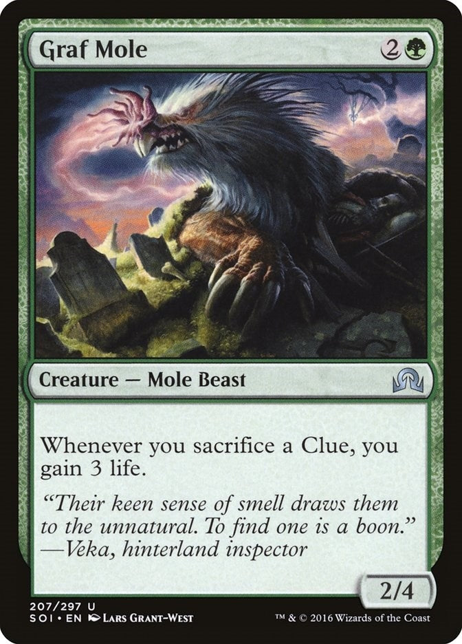 Image for Graf Mole (207) [Shadows over Innistrad] - Magic: The Gathering
