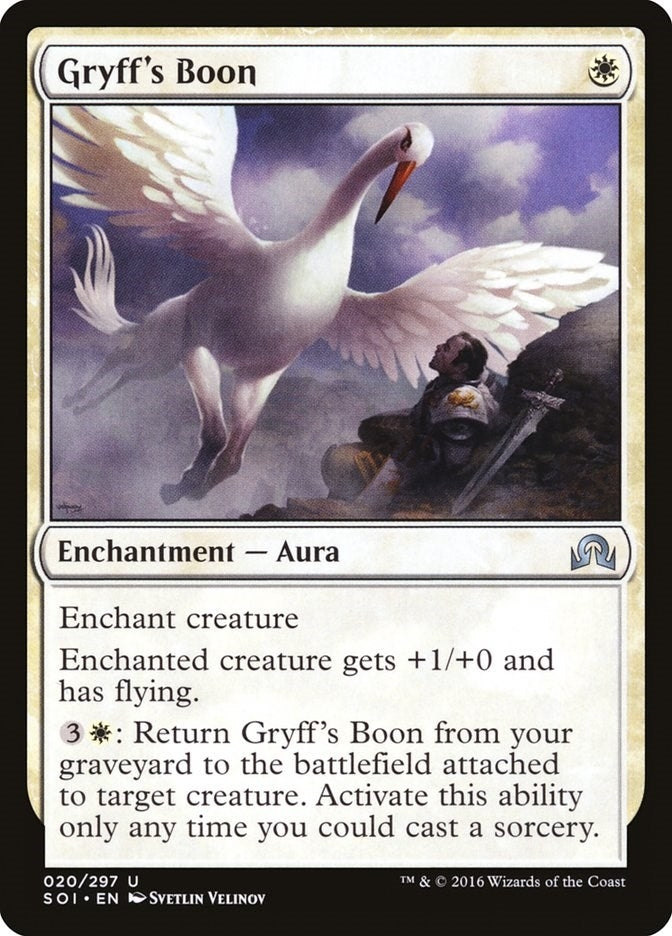 Image for Gryff's Boon (20) [Shadows over Innistrad] - Magic: The Gathering