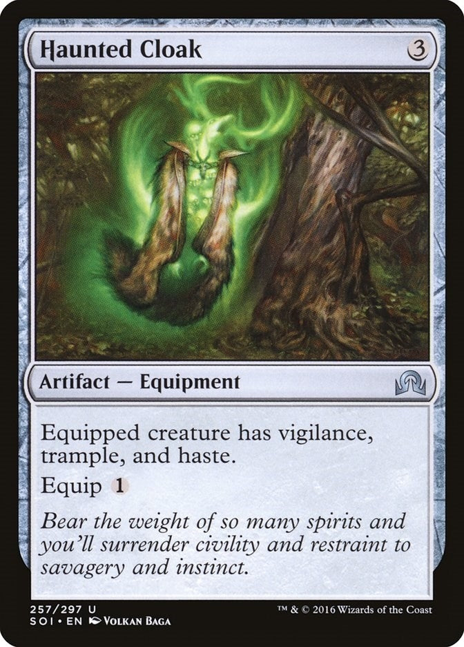 Image for Haunted Cloak (257) [Shadows over Innistrad] - Magic: The Gathering