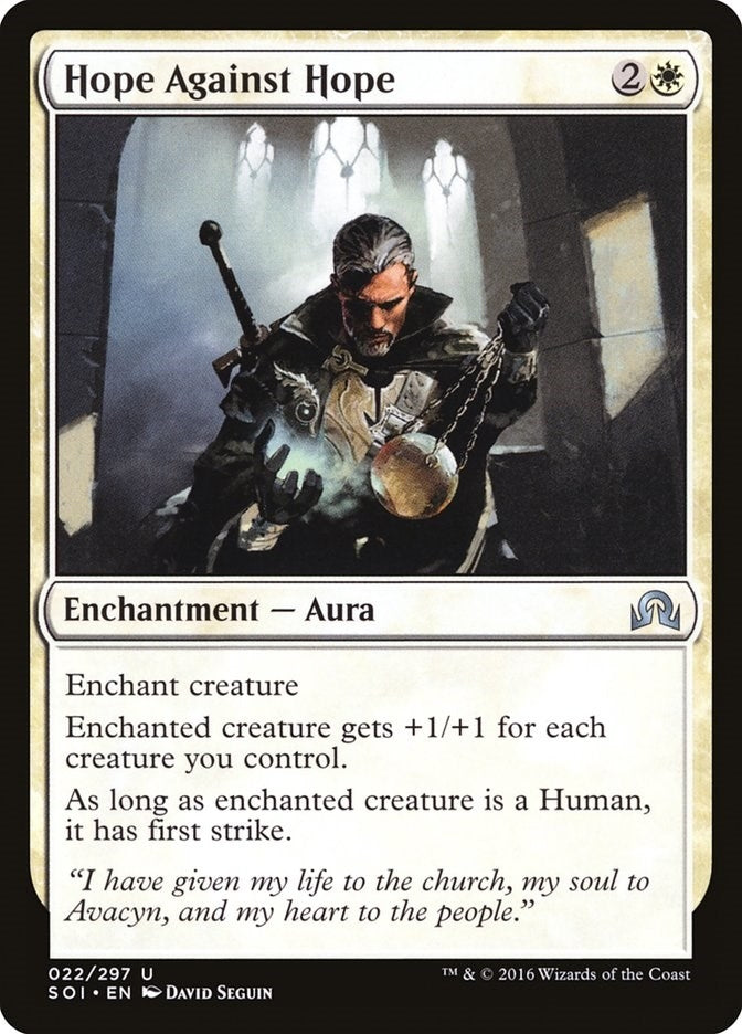 Image for Hope Against Hope (22) [Shadows over Innistrad] - Magic: The Gathering