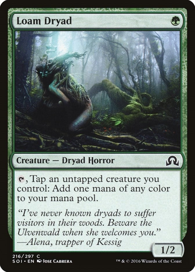 Image for Loam Dryad (216) [Shadows over Innistrad] - Magic: The Gathering