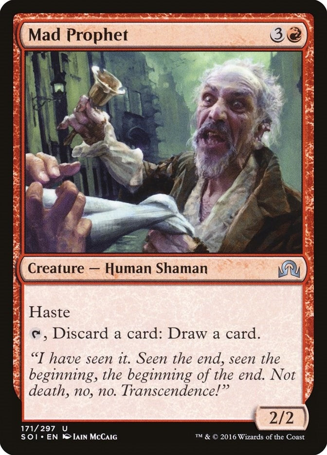Image for Mad Prophet (171) [Shadows over Innistrad] - Magic: The Gathering