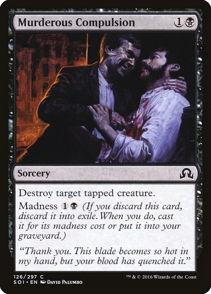 Image for Murderous Compulsion (126) [Shadows over Innistrad] - Magic: The Gathering