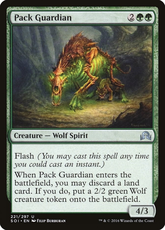 Image for Pack Guardian (221) [Shadows over Innistrad] - Magic: The Gathering