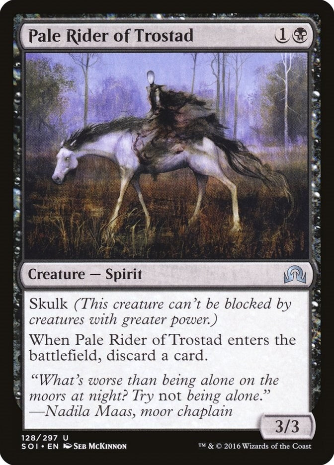Image for Pale Rider of Trostad (128) [Shadows over Innistrad] - Magic: The Gathering