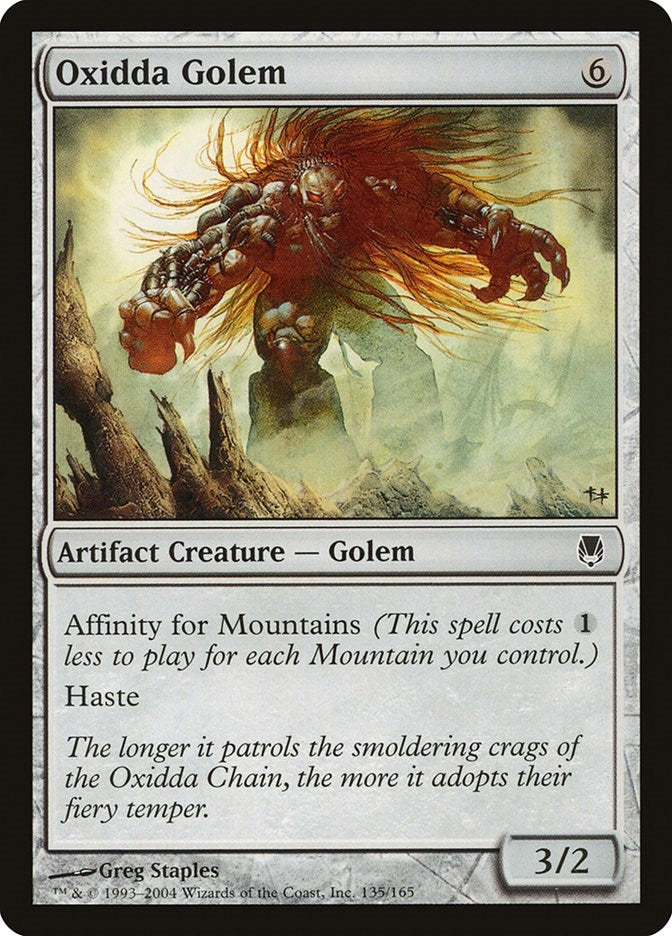 Image for Oxidda Golem (135) [Darksteel] - Magic: The Gathering