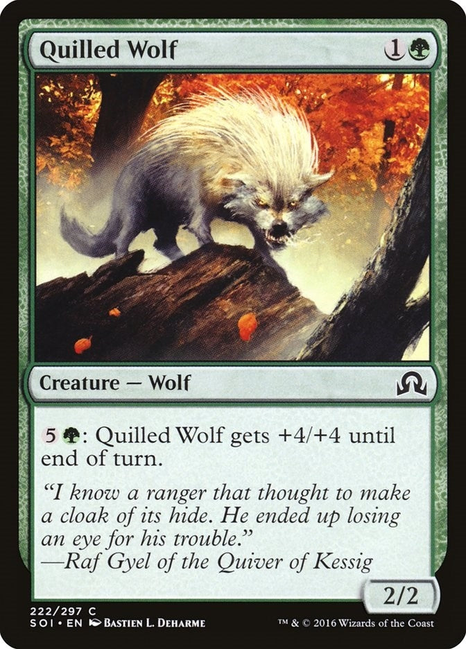 Image for Quilled Wolf (222) [Shadows over Innistrad] - Magic: The Gathering