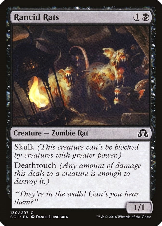Image for Rancid Rats (130) [Shadows over Innistrad] - Magic: The Gathering