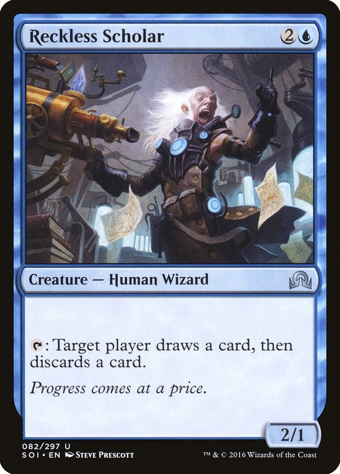 Image for Reckless Scholar (82) [Shadows over Innistrad] - Magic: The Gathering