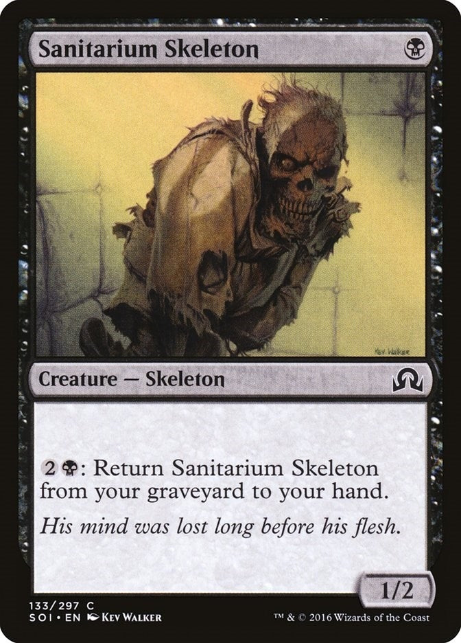 Image for Sanitarium Skeleton (133) [Shadows over Innistrad] - Magic: The Gathering