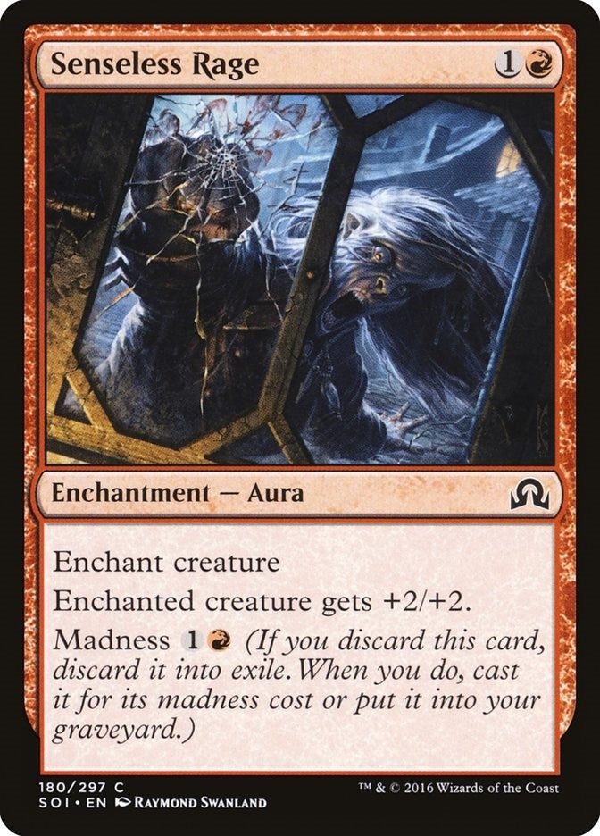 Image for Senseless Rage (180) [Shadows over Innistrad] - Magic: The Gathering