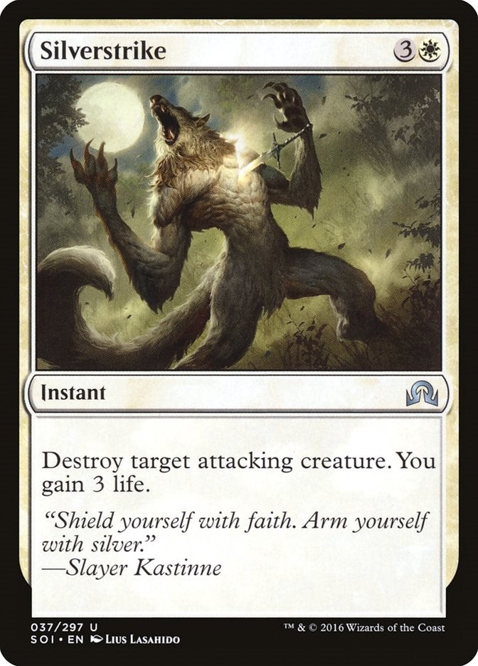 Image for Silverstrike (37) [Shadows over Innistrad] - Magic: The Gathering