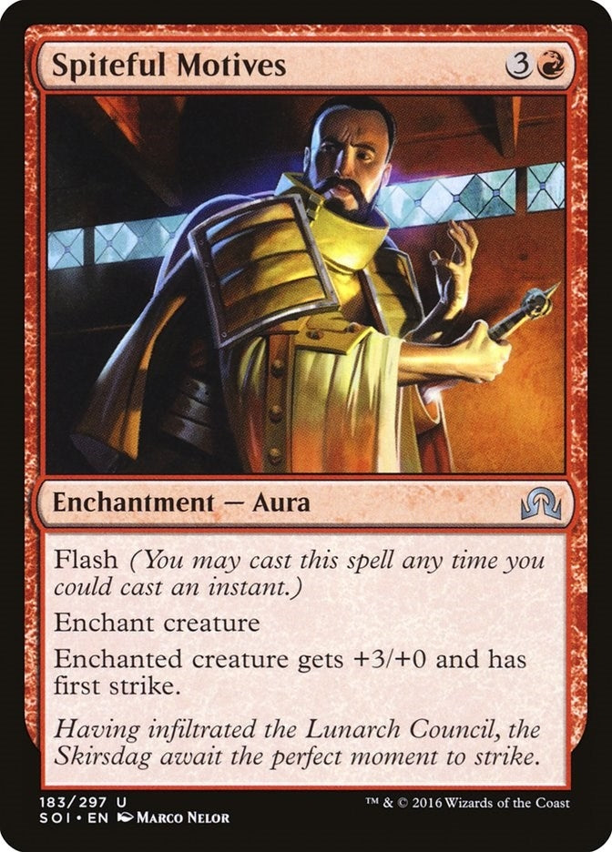 Image for Spiteful Motives (183) [Shadows over Innistrad] - Magic: The Gathering