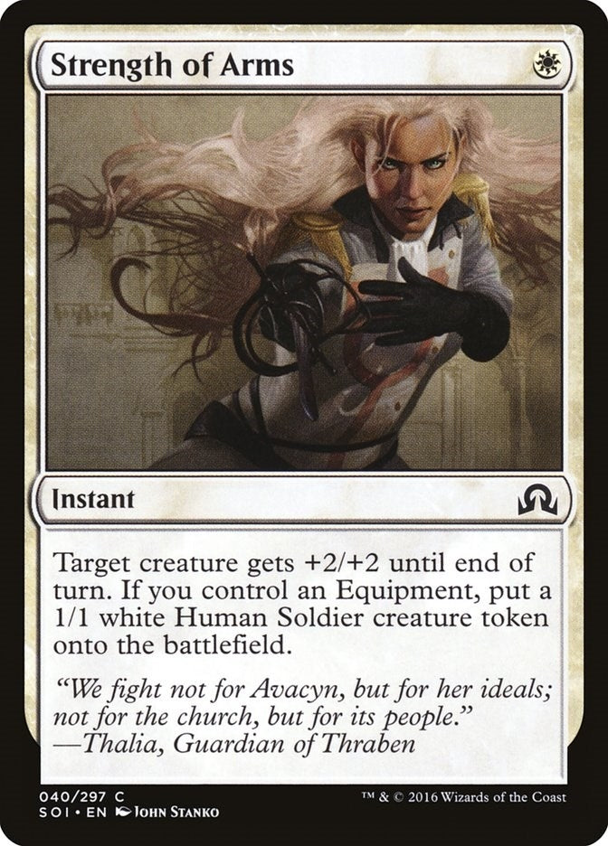 Image for Strength of Arms (40) [Shadows over Innistrad] - Magic: The Gathering