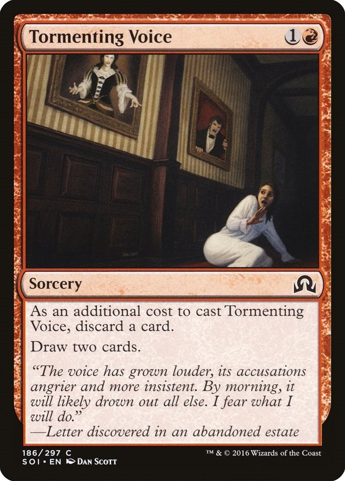 Image for Tormenting Voice (186) [Shadows over Innistrad] - Magic: The Gathering