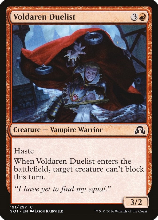 Image for Voldaren Duelist (191) [Shadows over Innistrad] - Magic: The Gathering