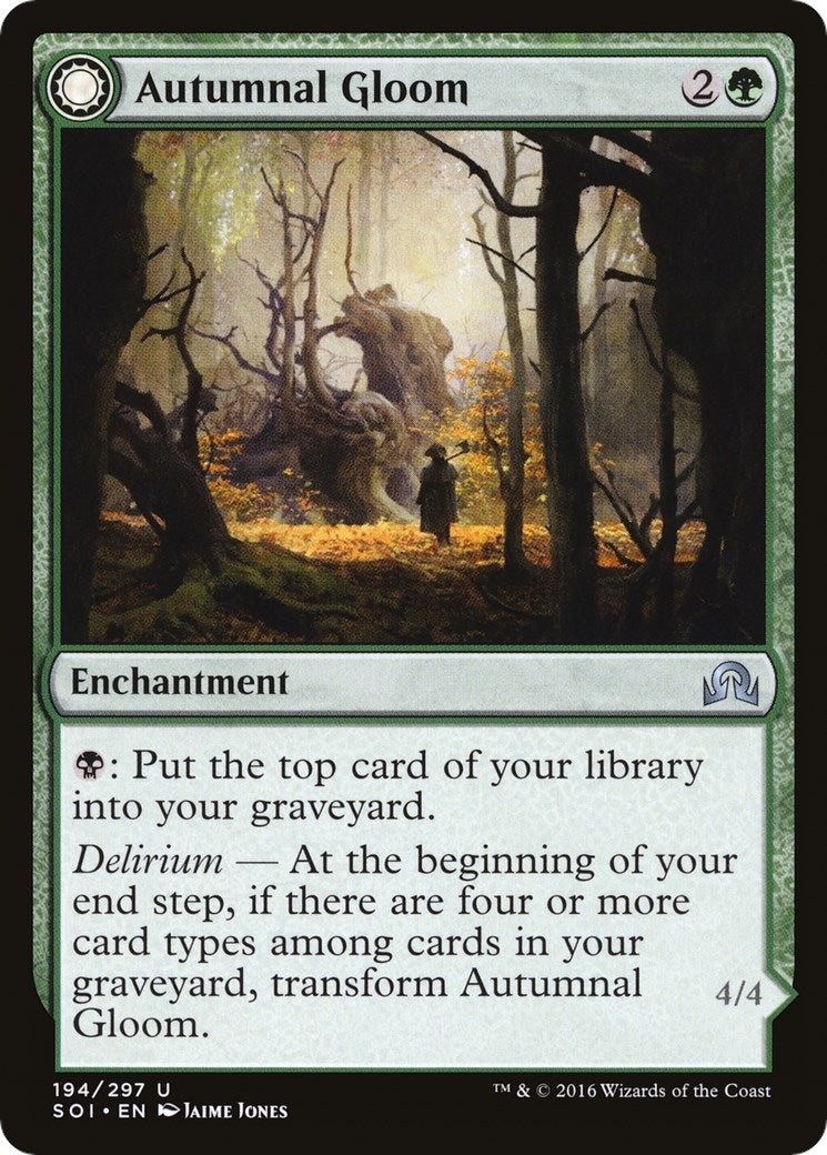 Image for Autumnal Gloom (194) [Shadows over Innistrad] - Magic: The Gathering