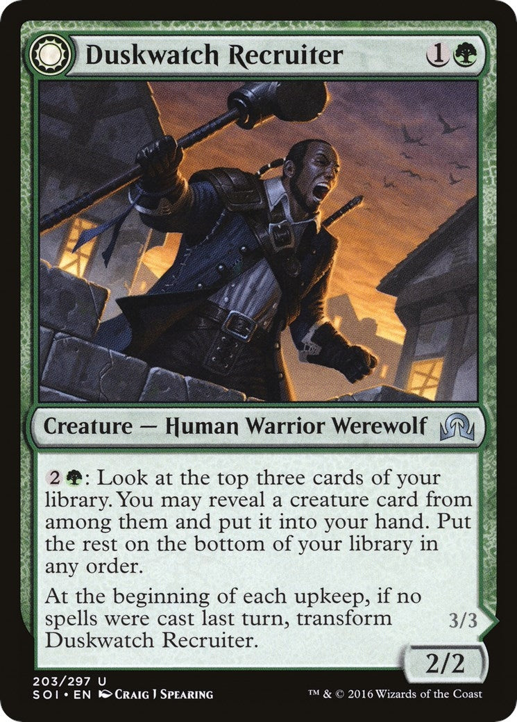 Image for Duskwatch Recruiter (203) [Shadows over Innistrad] - Magic: The Gathering