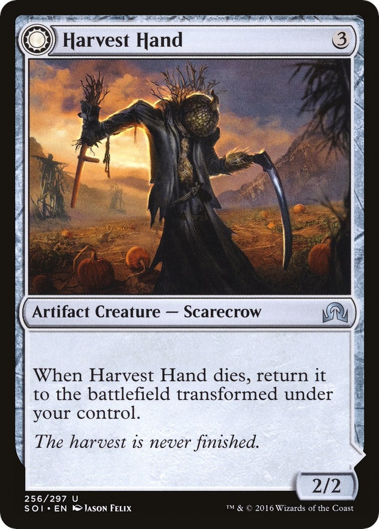 Image for Harvest Hand (256) [Shadows over Innistrad] - Magic: The Gathering