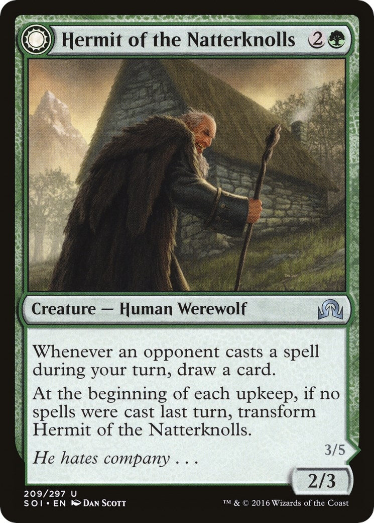 Image for Hermit of the Natterknolls (209) [Shadows over Innistrad] - Magic: The Gathering