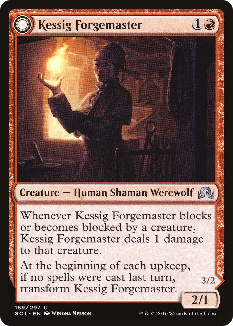 Image for Kessig Forgemaster (169) [Shadows over Innistrad] - Magic: The Gathering