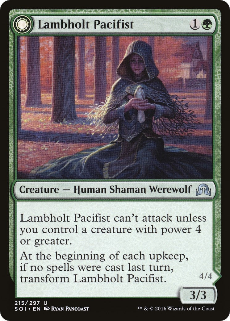 Image for Lambholt Pacifist (215) [Shadows over Innistrad] - Magic: The Gathering