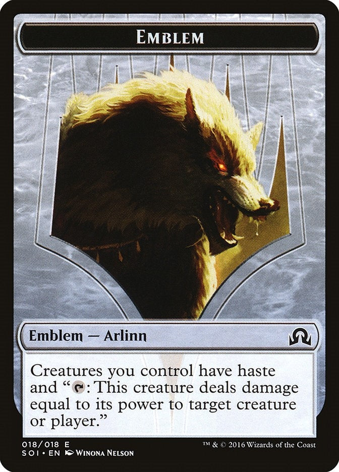 Image for Emblem - Arlinn Kord (18) [Shadows over Innistrad] - Magic: The Gathering