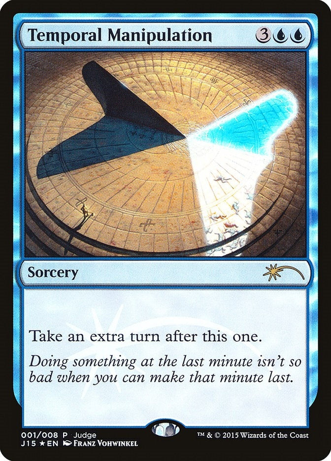 Image for Temporal Manipulation (1) [Judge Promos] - Magic: The Gathering