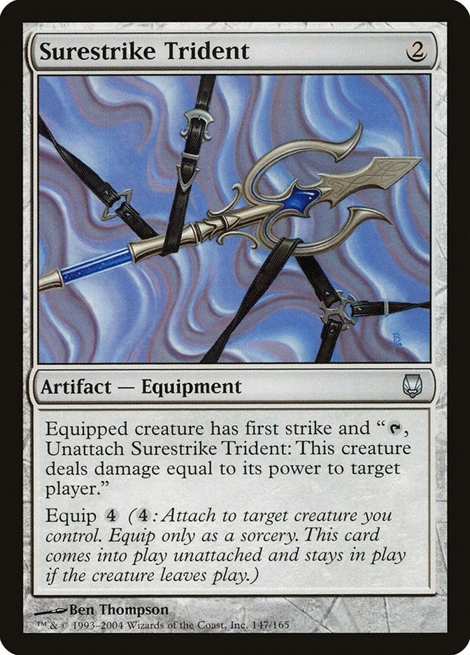 Image for Surestrike Trident (147) [Darksteel] - Magic: The Gathering
