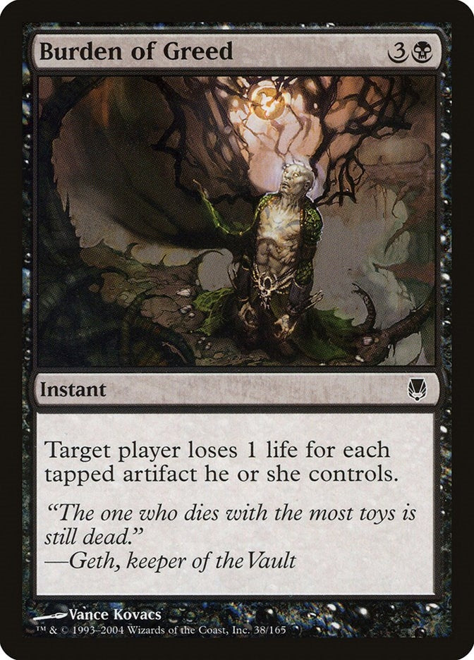Image for Burden of Greed (38) [Darksteel] - Magic: The Gathering