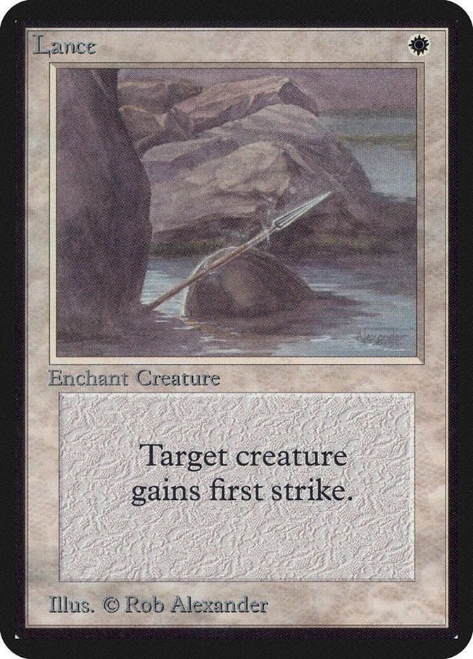 Image for Lance [Alpha Edition] - Magic: The Gathering