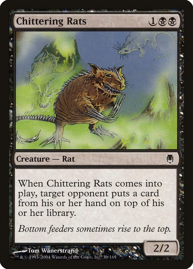 Image for Chittering Rats (39) [Darksteel] - Magic: The Gathering