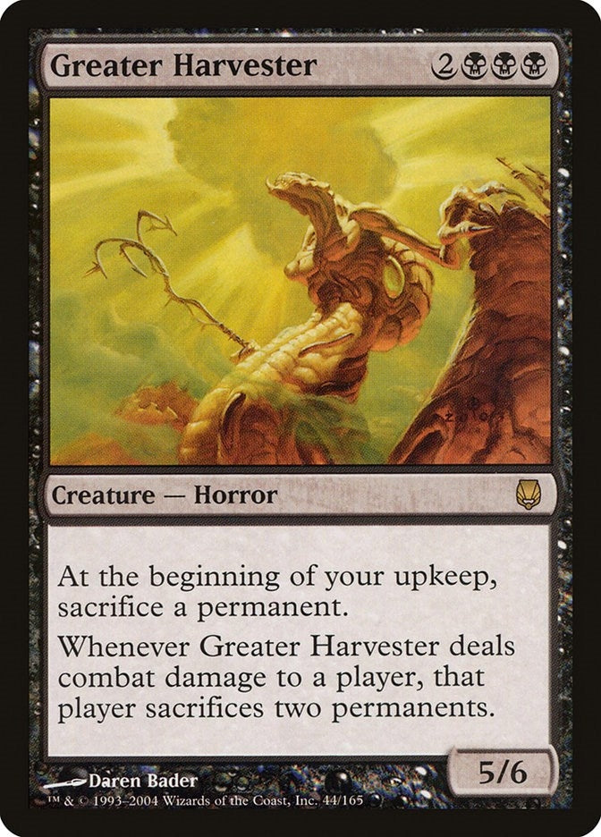 Image for Greater Harvester (44) [Darksteel] - Magic: The Gathering